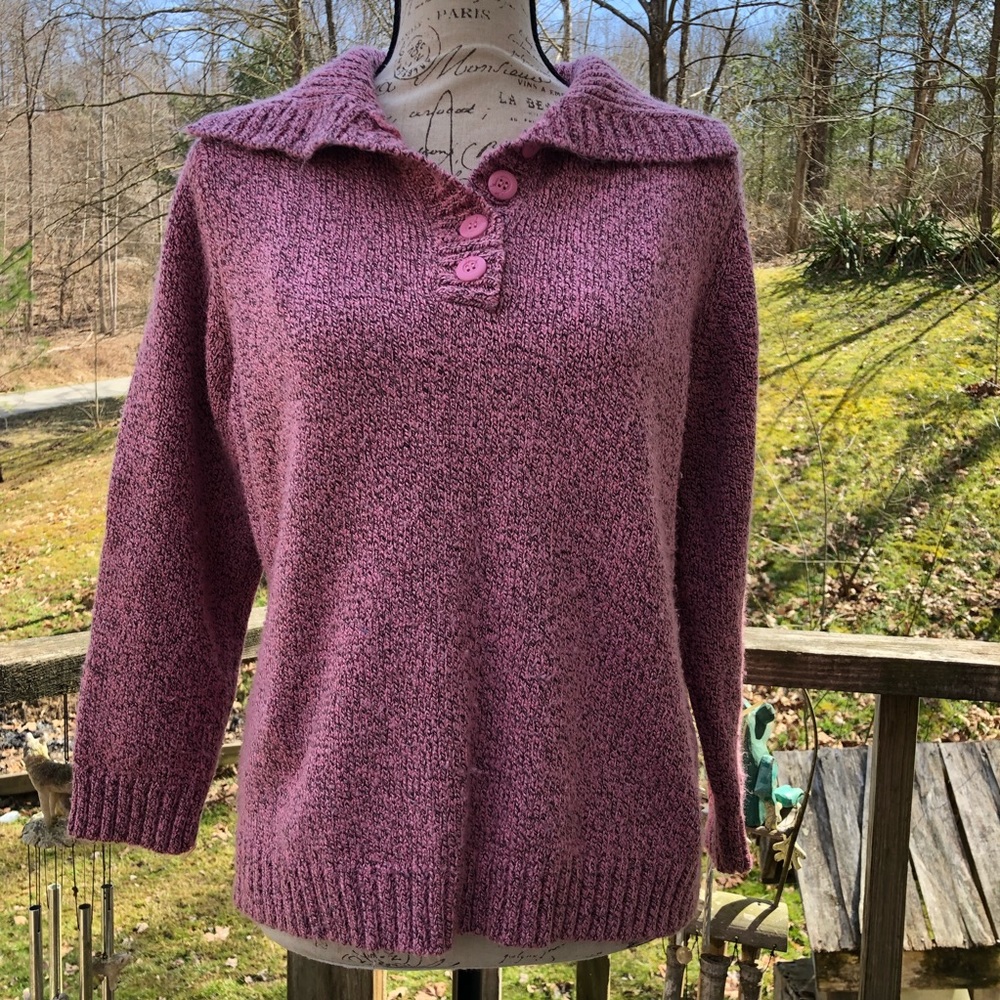 Karen Scott | Pink Sweater